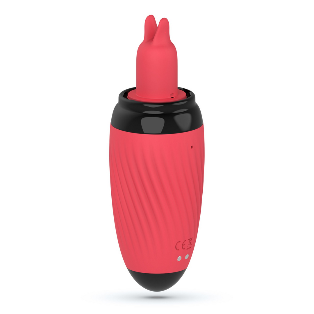 Scarlet - Vibrating and Suction Vulva Pump - Red
