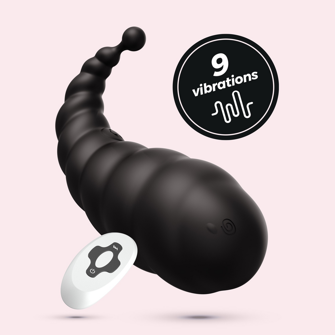 Cocoon - Rechargeable Vibrating Egg with Remote Control - Black