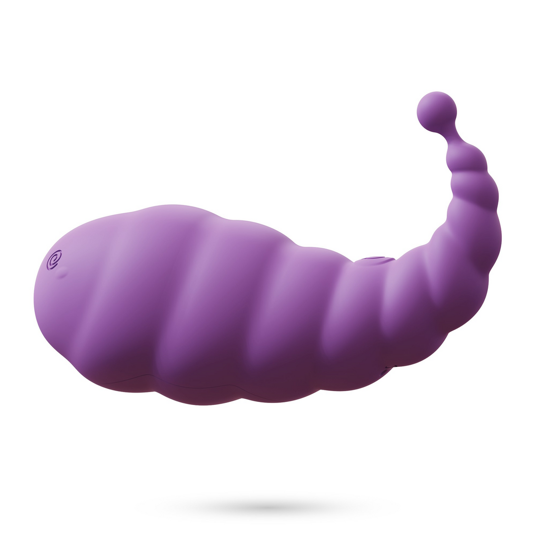 Cocoon - Rechargeable Vibrating Egg with Remote Control - Purple