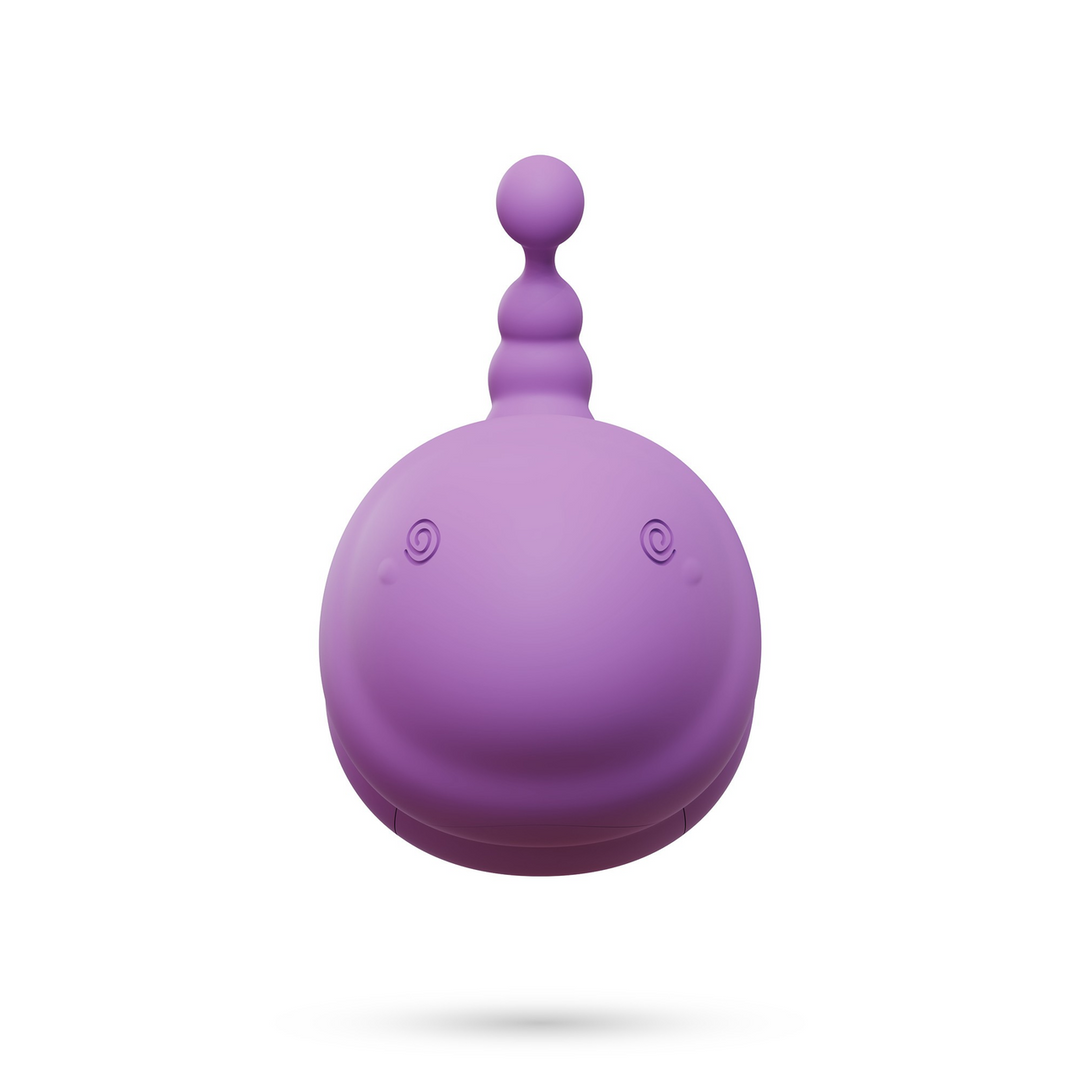 Cocoon - Rechargeable Vibrating Egg with Remote Control - Purple