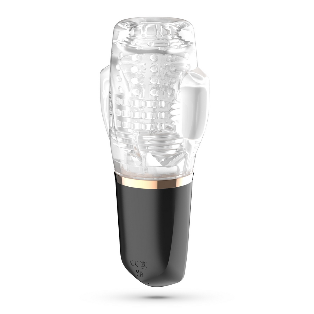 Quasar - Rechargeable Masturbator with Suction - Transparent