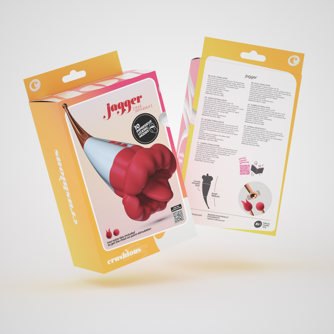 Jagger - Licking Double Stimulator - Red