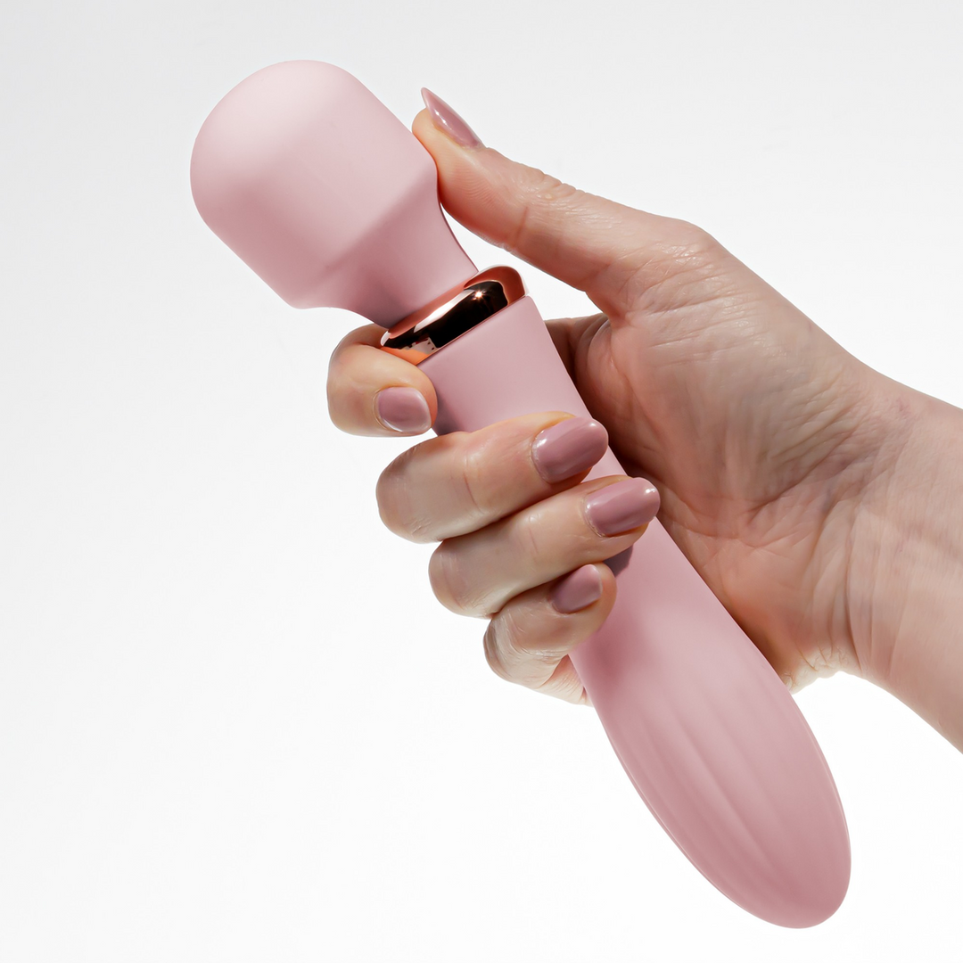 CRUSHIOUS DUAL MASSAGE WAND JINX ROSE WIN