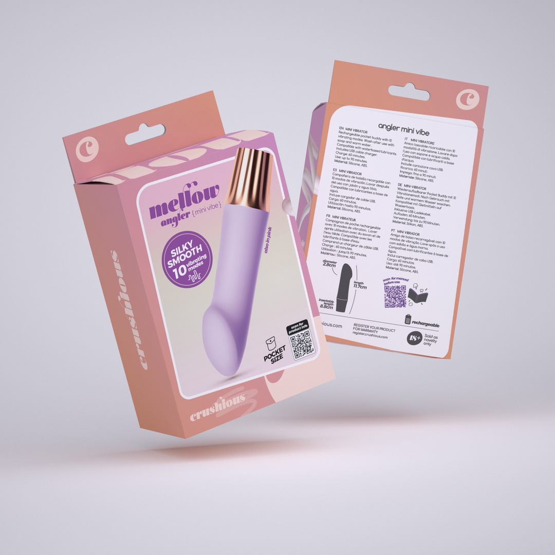 Mellow Angler - Mini G-Spot Vibrator - Lavender