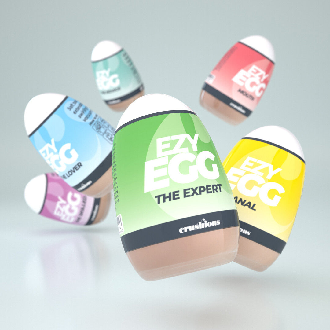 Ezy Egg - Masturbator Egg - 6 Pieces - Multicolor