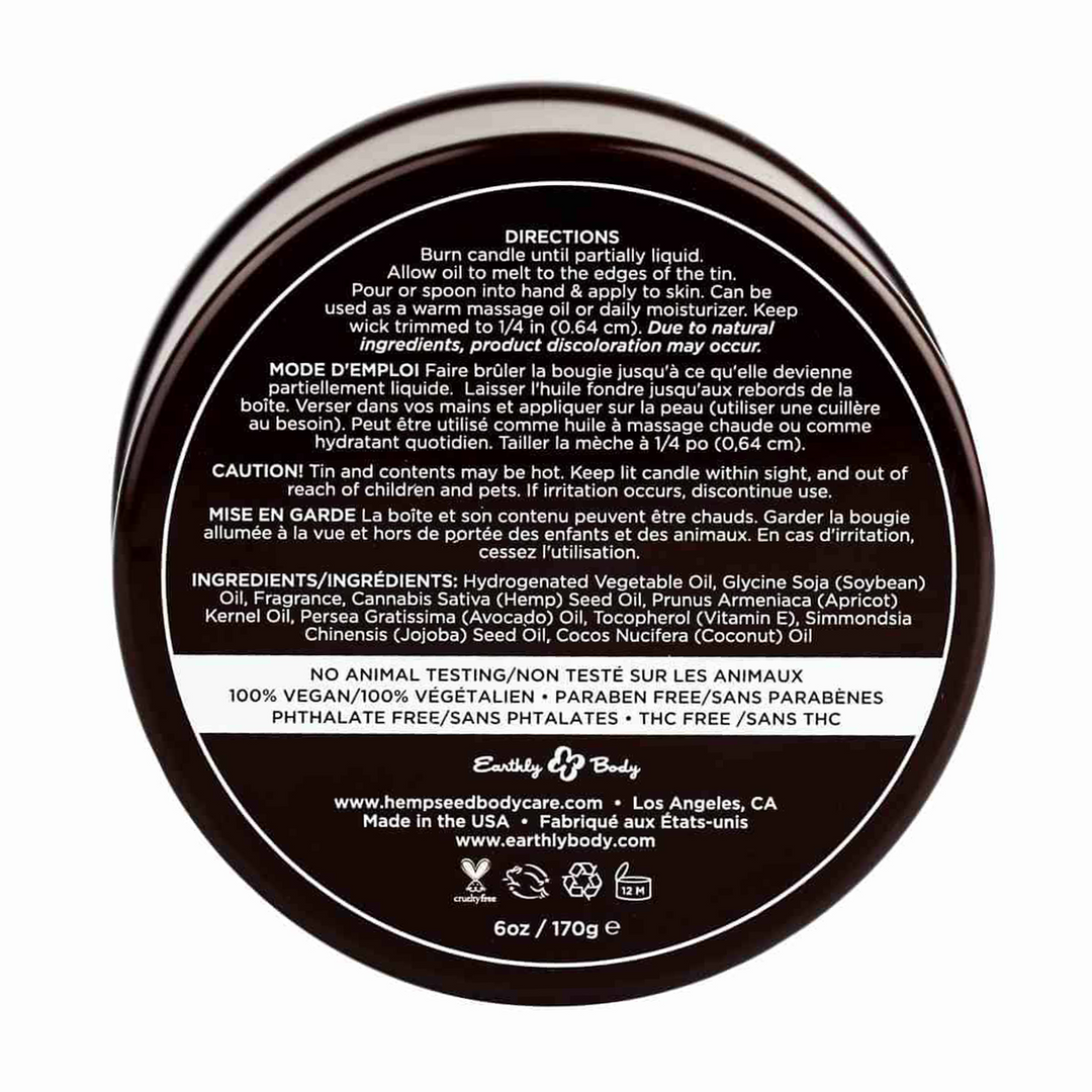 Bougie de massage goyave lavande - 6 oz / 170 gr