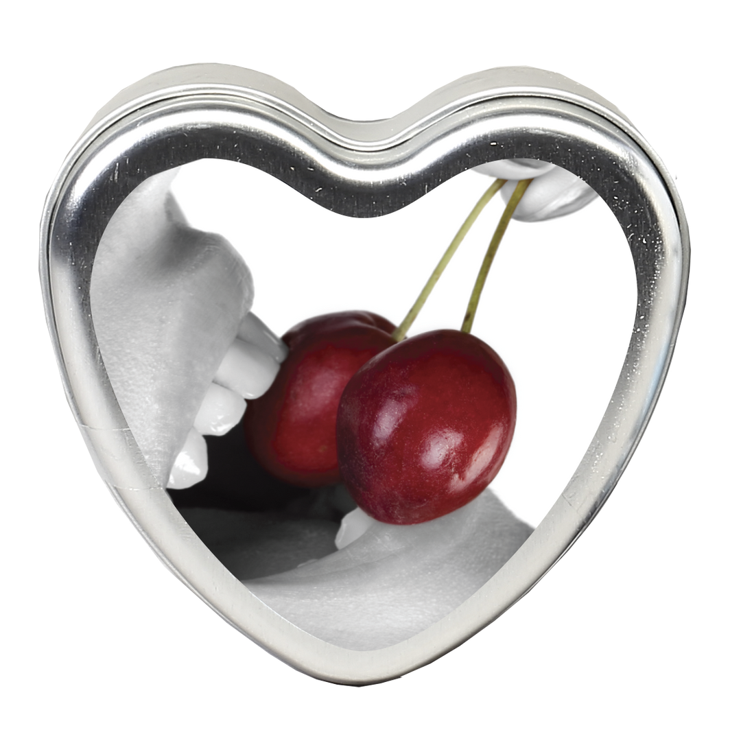 Bougie de Massage Comestible Cerise - 4 oz / 113 gr