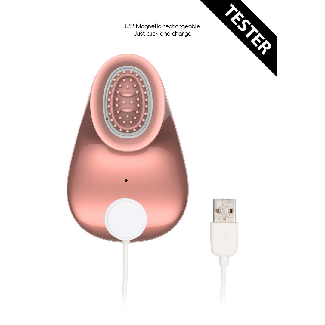 Twitch Hands - Free Suction Vibration Toy - Rose - Tester