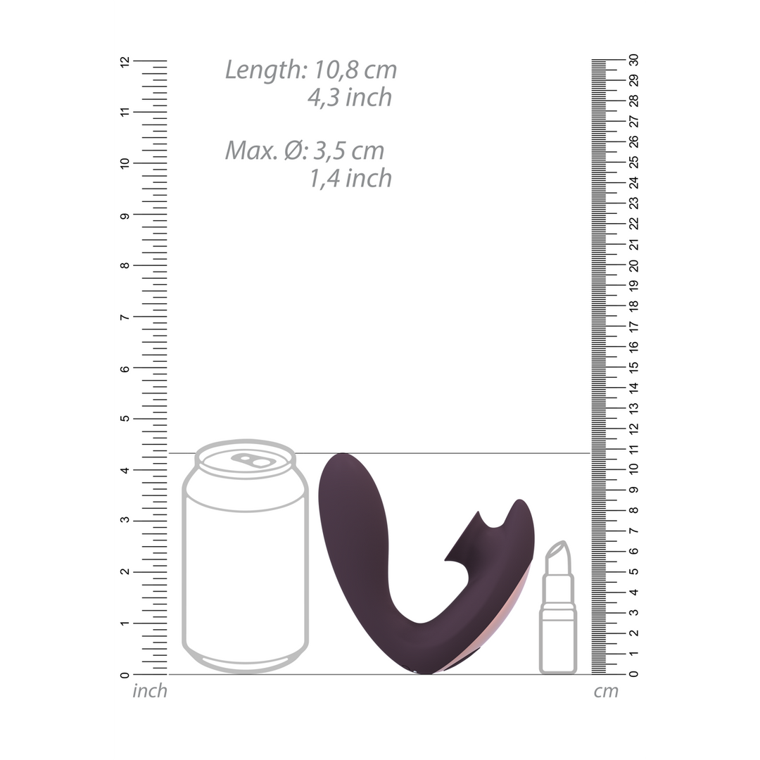 Desirable - Bendable Air Pulse Vibrator