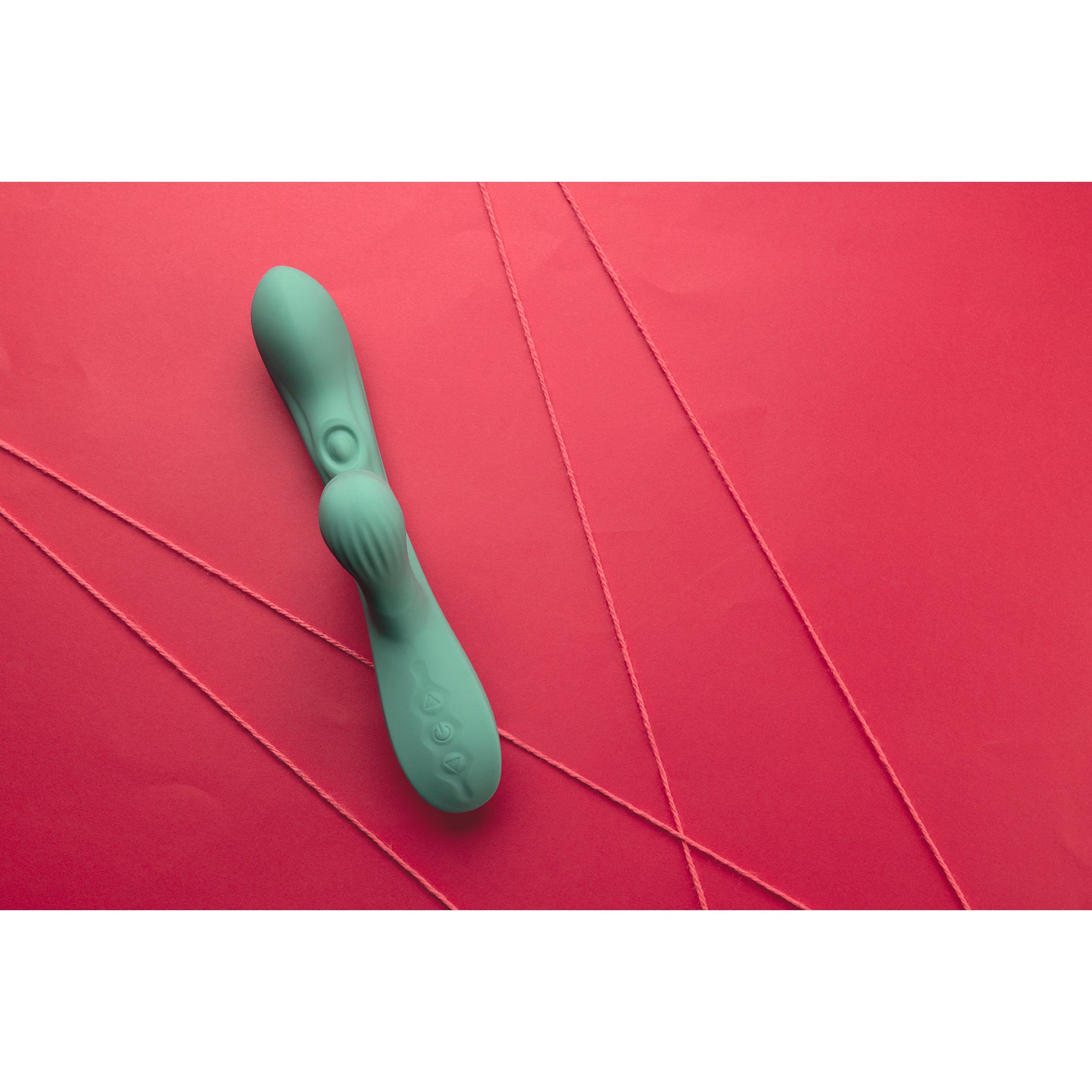 Pulse Wave and Tongue Flickering Rabbit Vibrator - Blue Grass