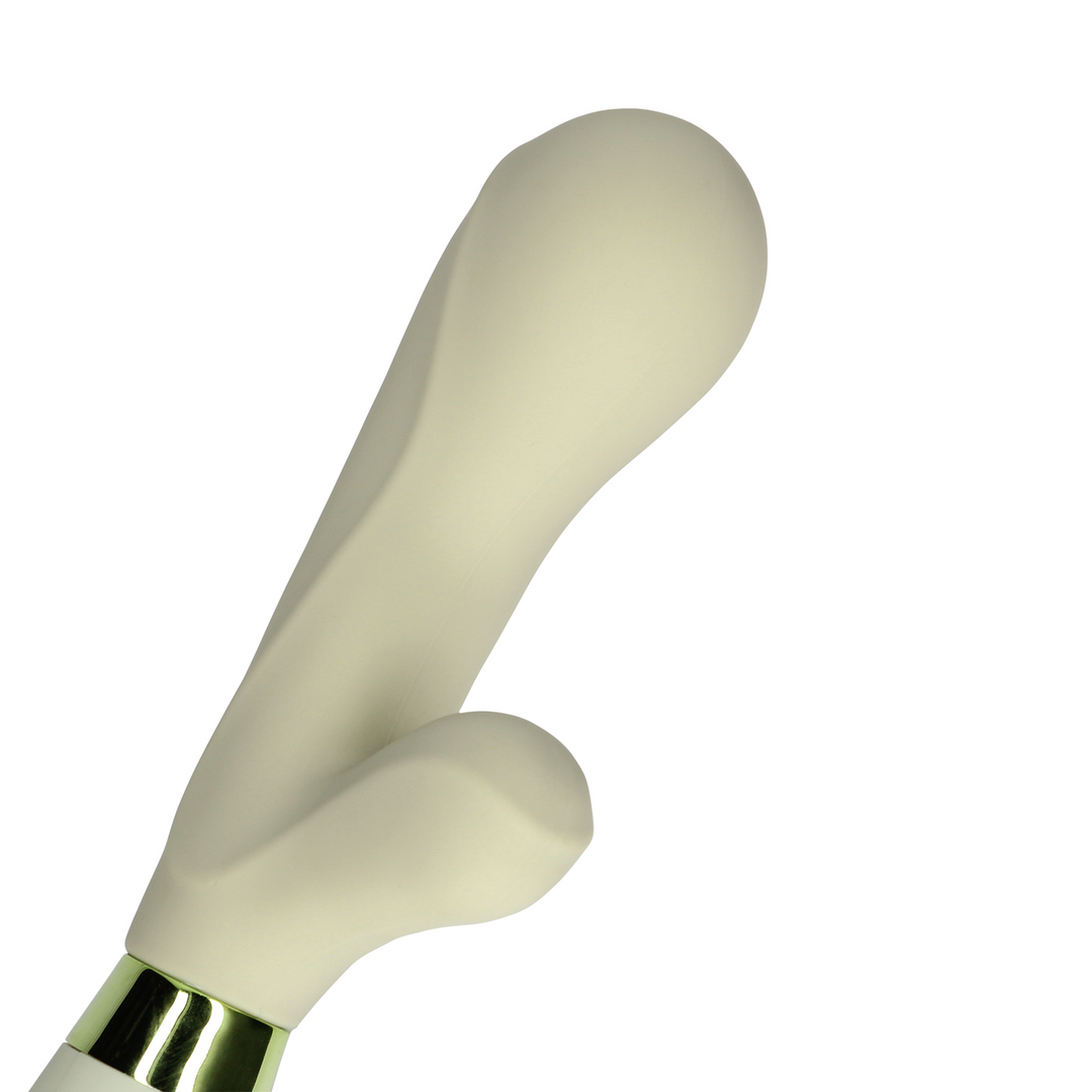 Silicone Rabbit Vibrator - Misty Green