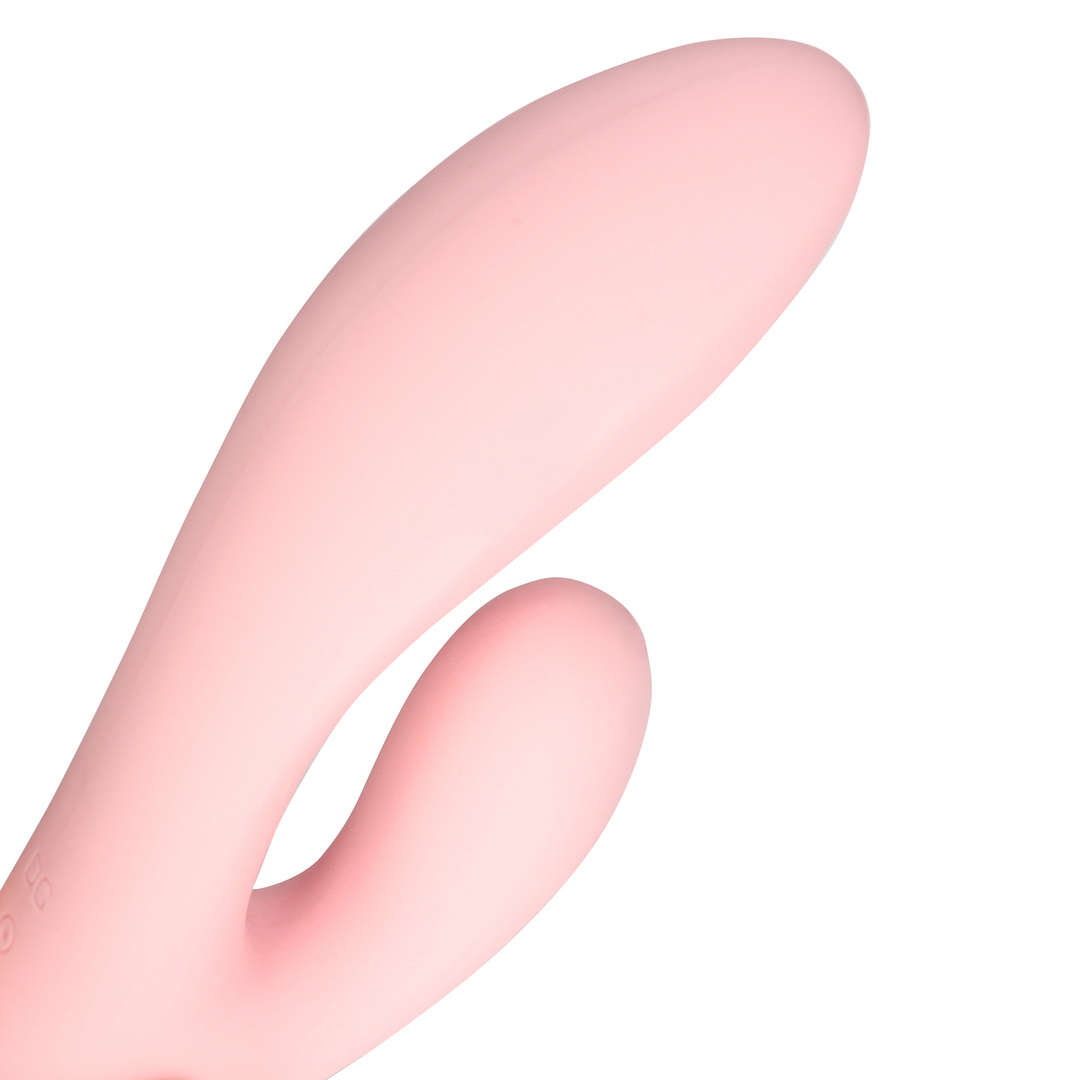 Ultra Soft Silicone G-Spot Vibrator - Cherry Chiffon