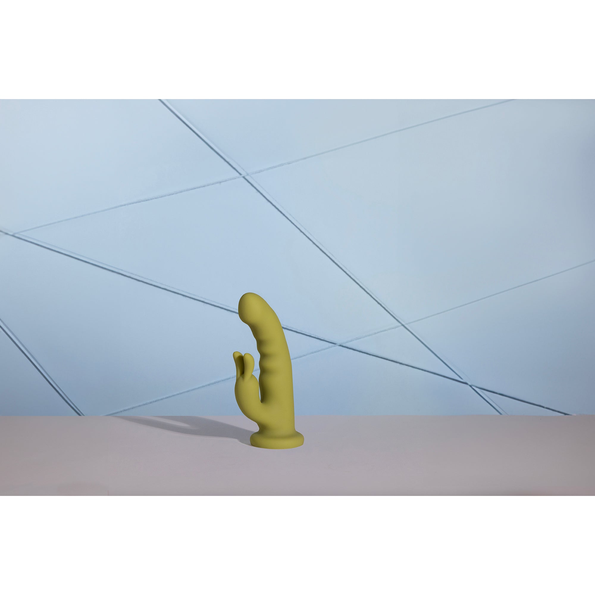 Ultra Soft Silicone Rotating Rabbit Vibrator - Spring Sage
