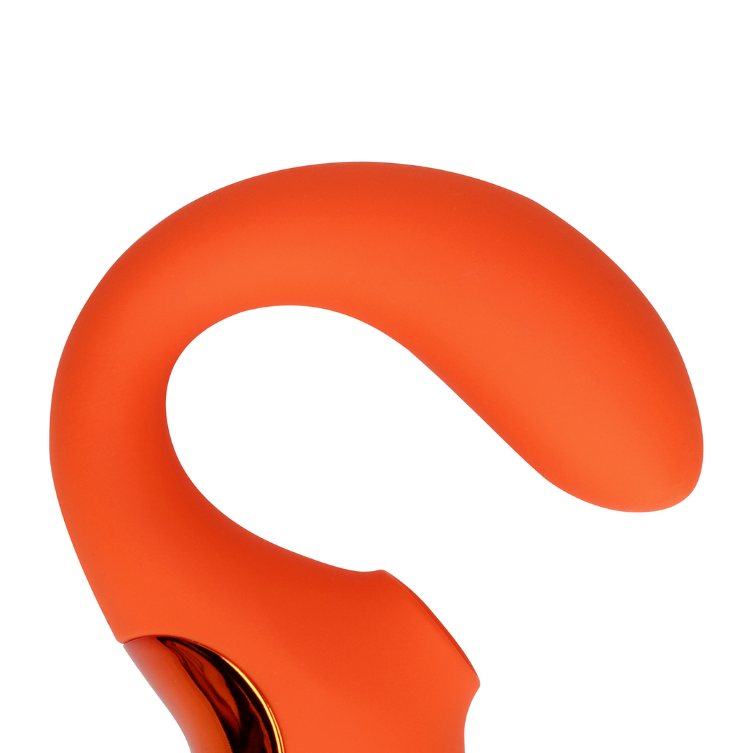 G-Spot Vibrator with Clitoral Pulse Wave - Untamed Orange