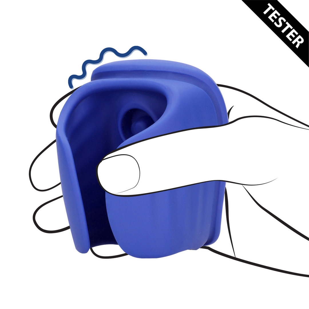 Vibrating and Pulse Wave Stroker - Midnight Hour - Tester