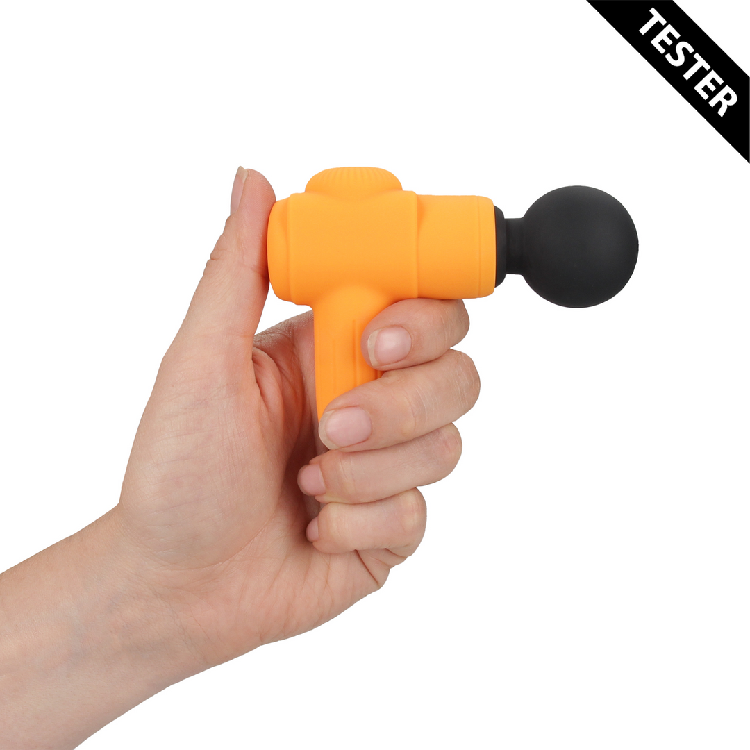Mini Rechargable Microboost Massager - Orange - Tester