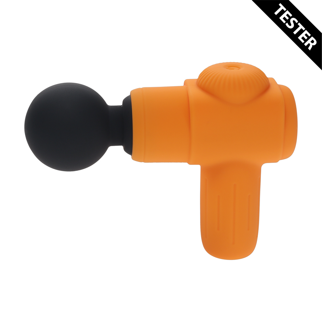 Mini Rechargable Microboost Massager - Orange - Tester