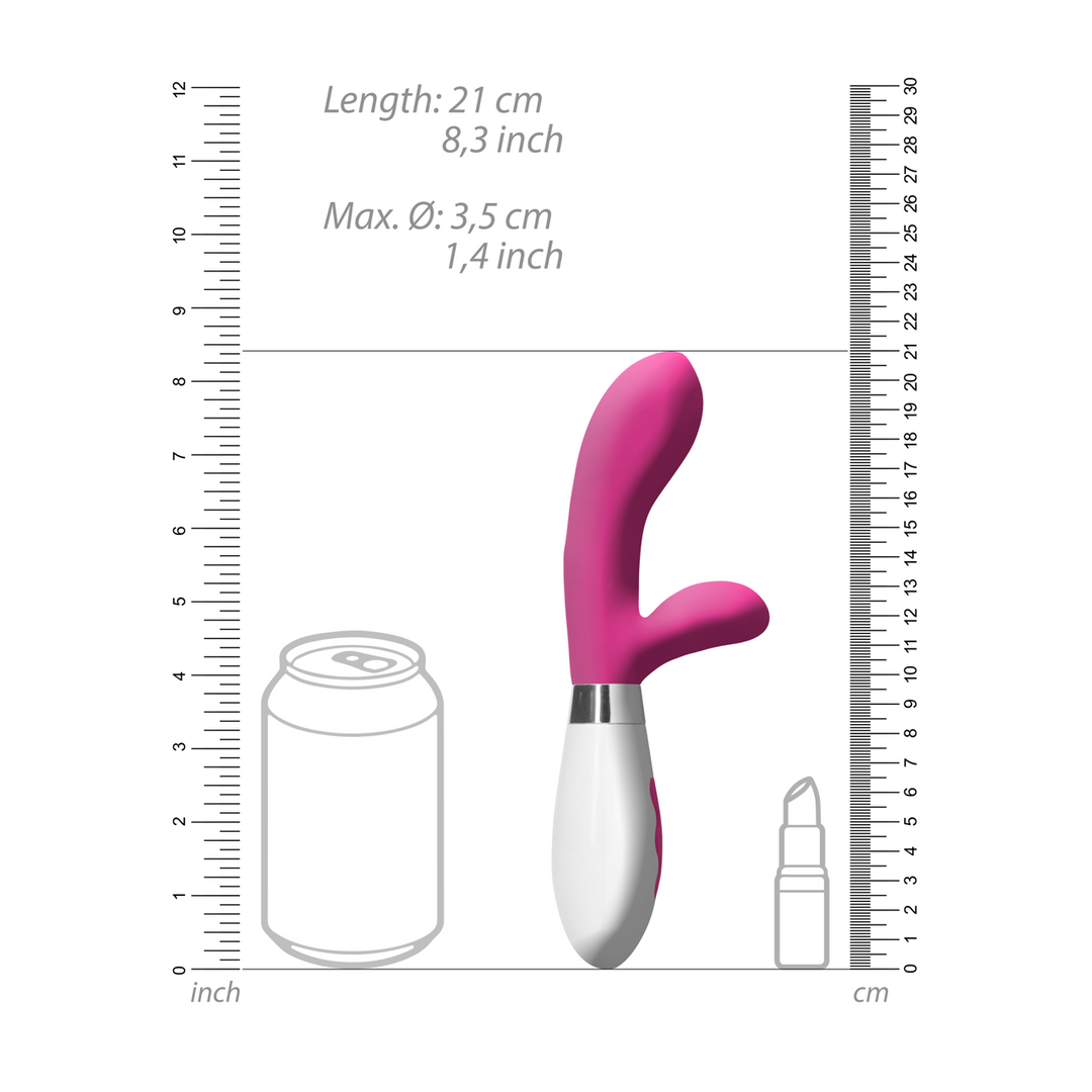 Achilles - Rechargeable Rabbit Vibrator - Pink