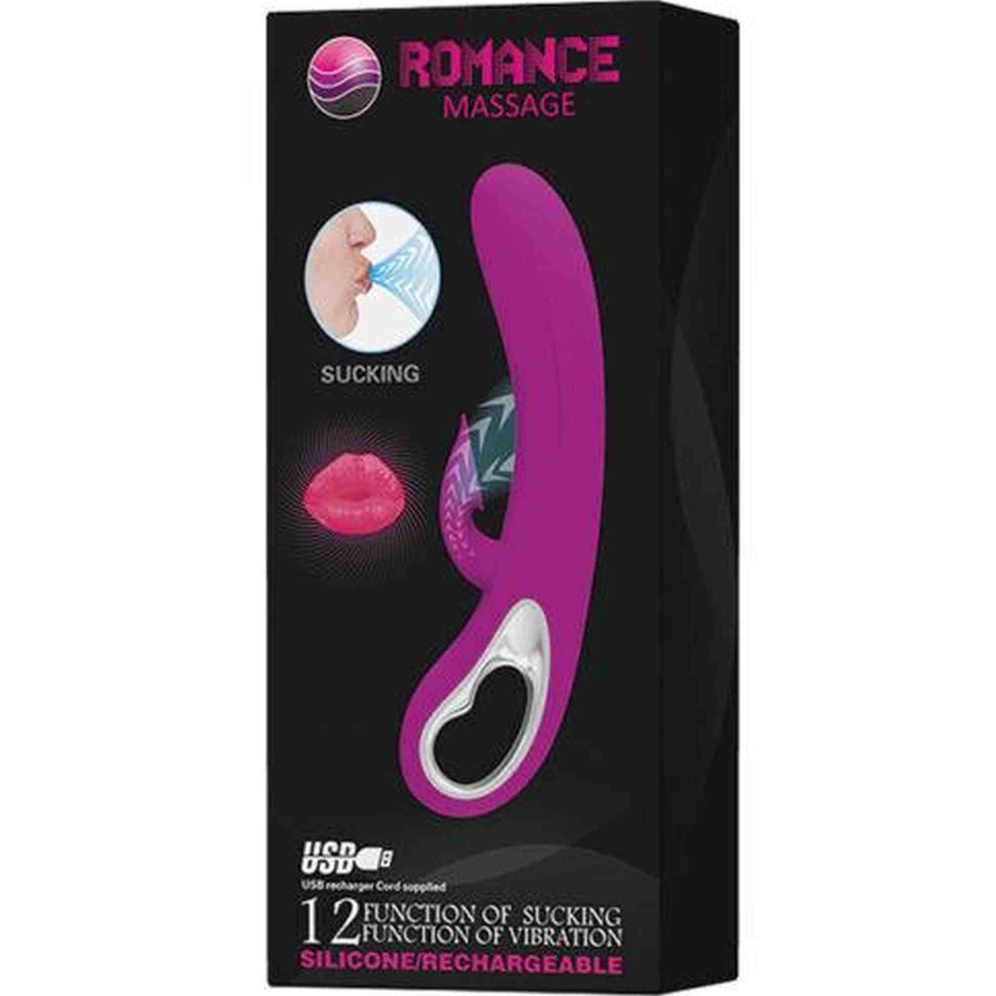 PRETTY LOVE - ROMANCE MASSAGE Vibrateur 12 fonctions USB