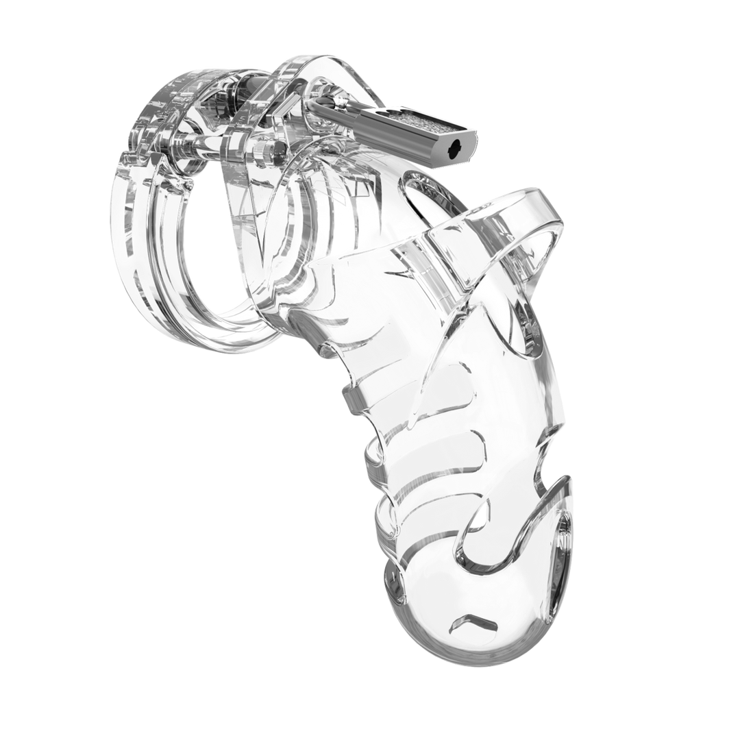 Modèle 26 - Cage de chasteté - 4.5'' / 11,5 cm - Transparent