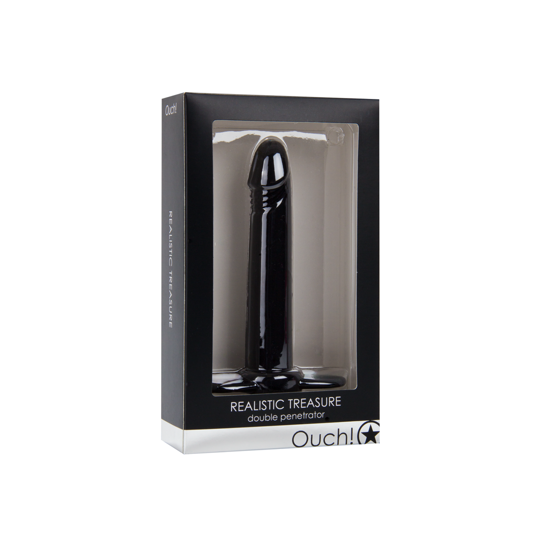 Trésor réaliste - Gode à enfiler - Noir