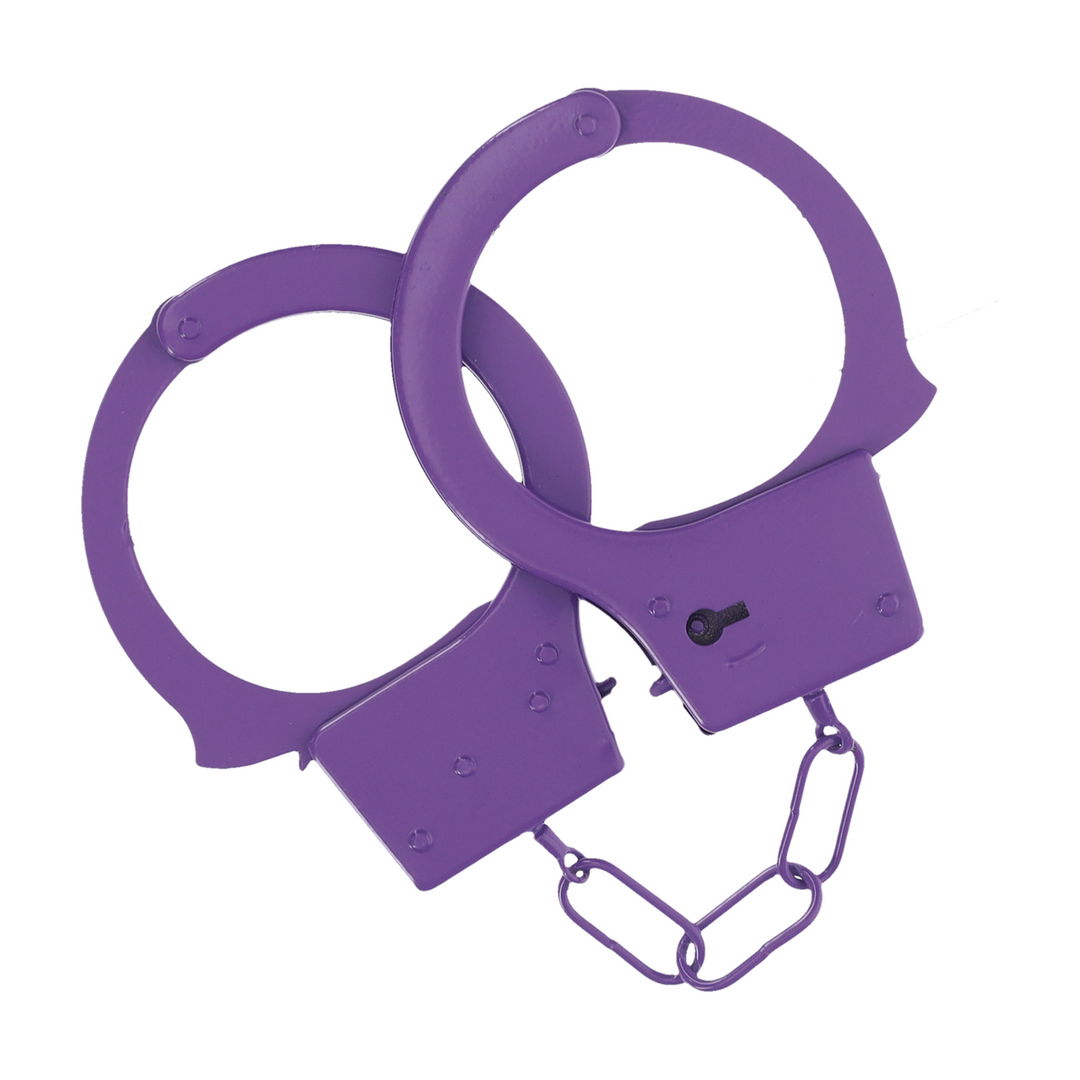 Manette classiche in metallo - Viola