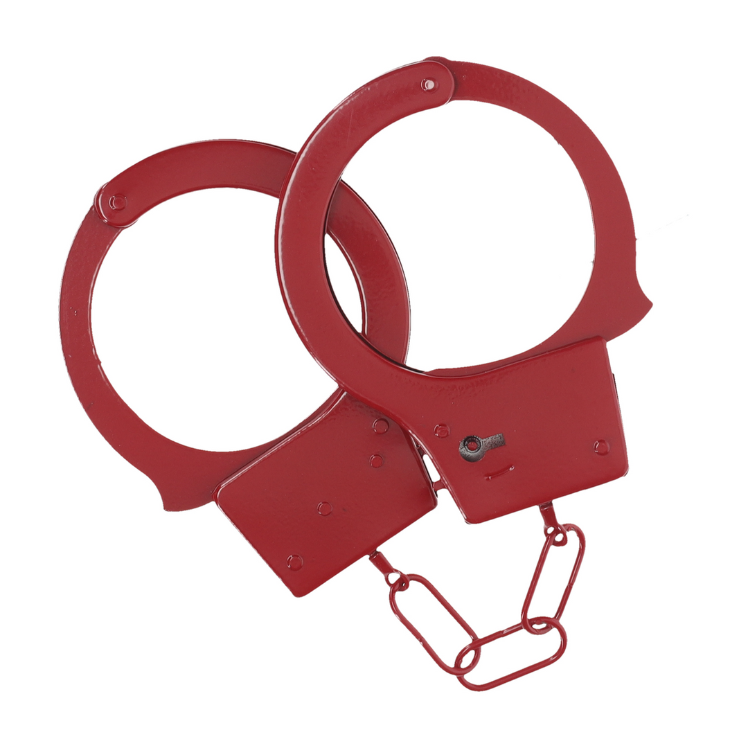Manette classiche in metallo - Rosse