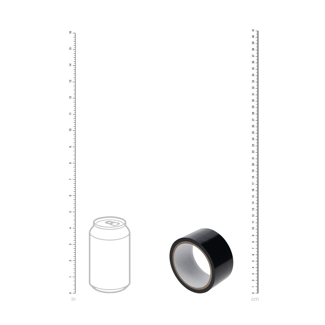 Ruban PVC non adhésif - 20 m - Noir