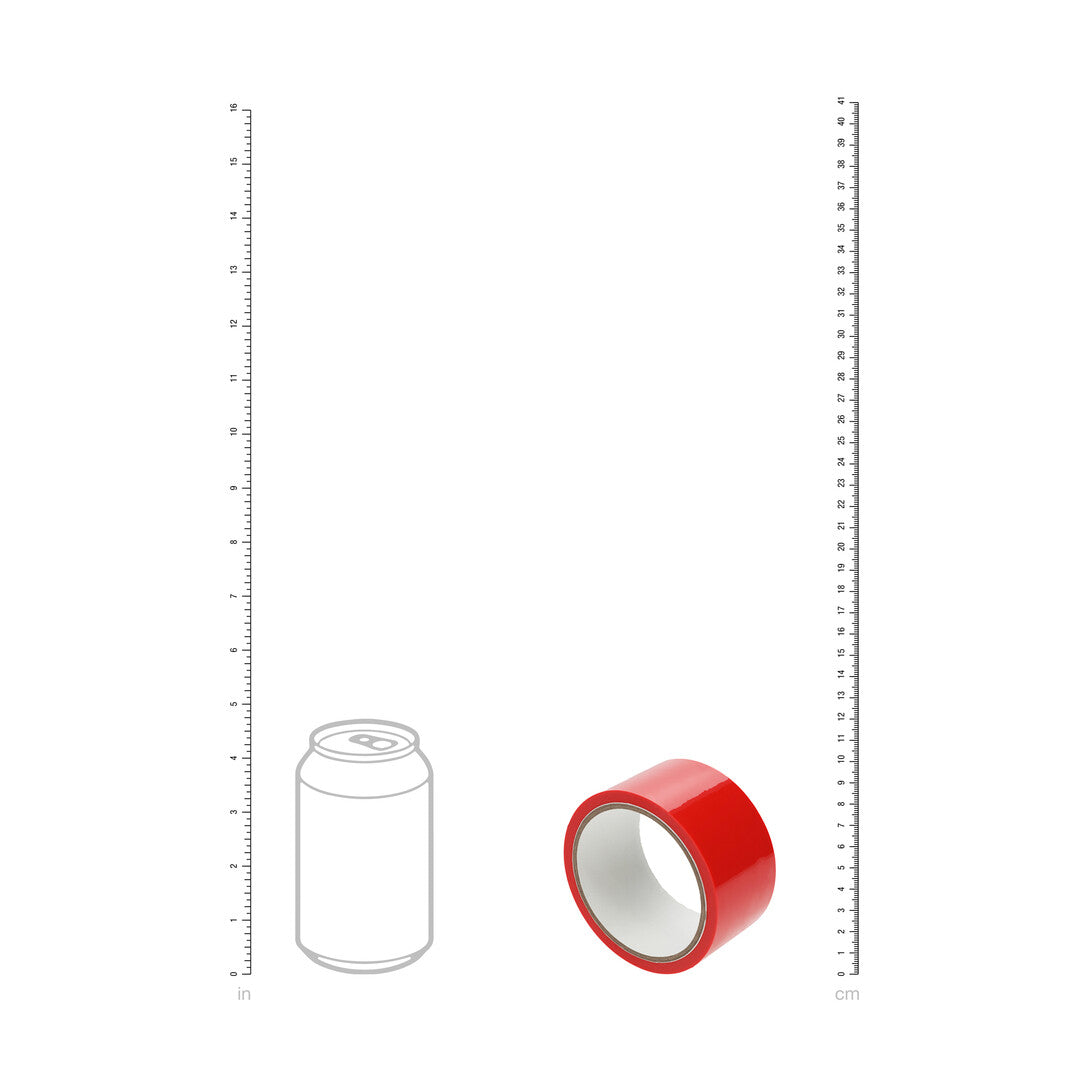Ruban adhésif antiadhésif en PVC - 20 m - Rouge