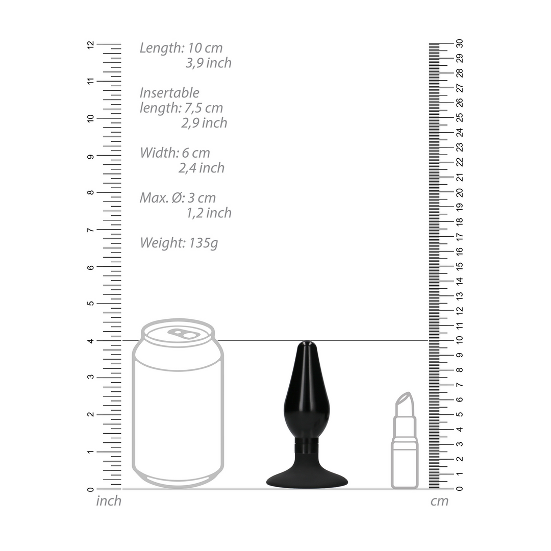 Interchangeable Butt Plug Set - Rounded - Medium