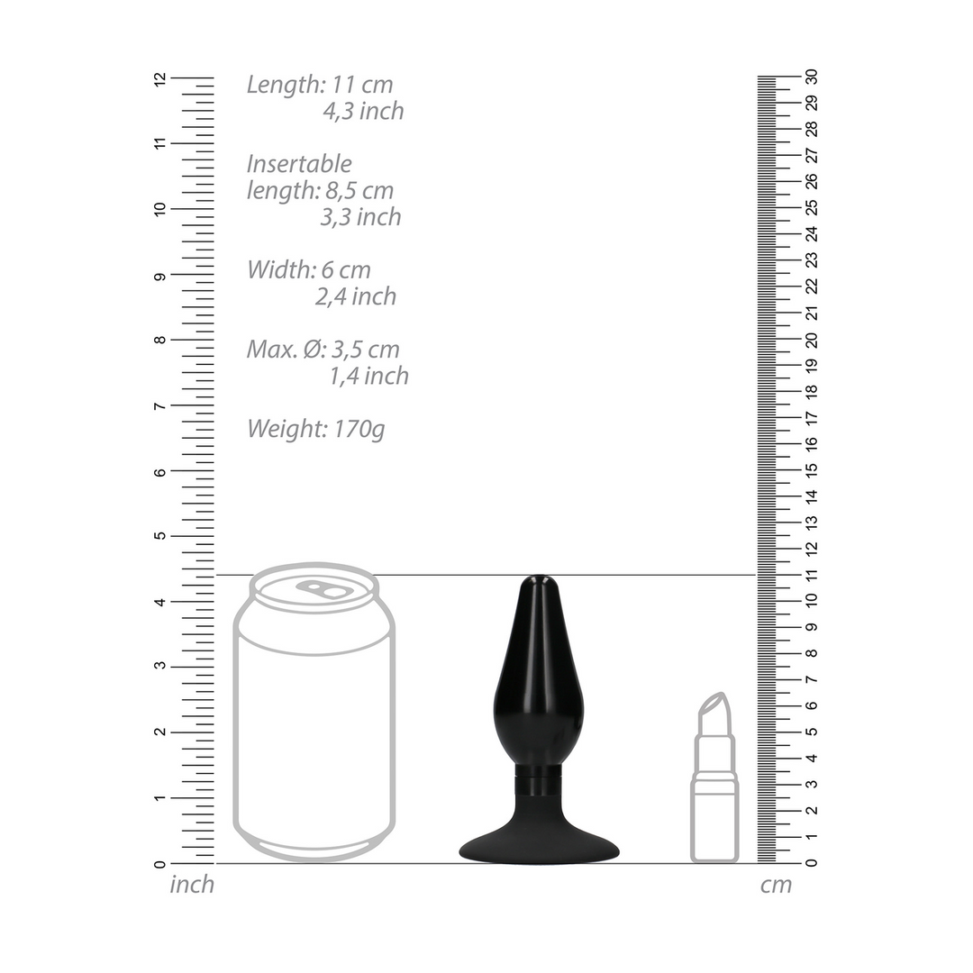 Kit de plugs anaux interchangeables - Arrondis - Grande taille