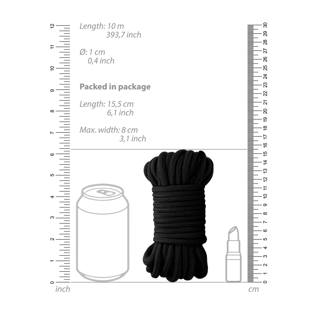 Corde Bondage Épaisse - 10 m / 32.8 ft