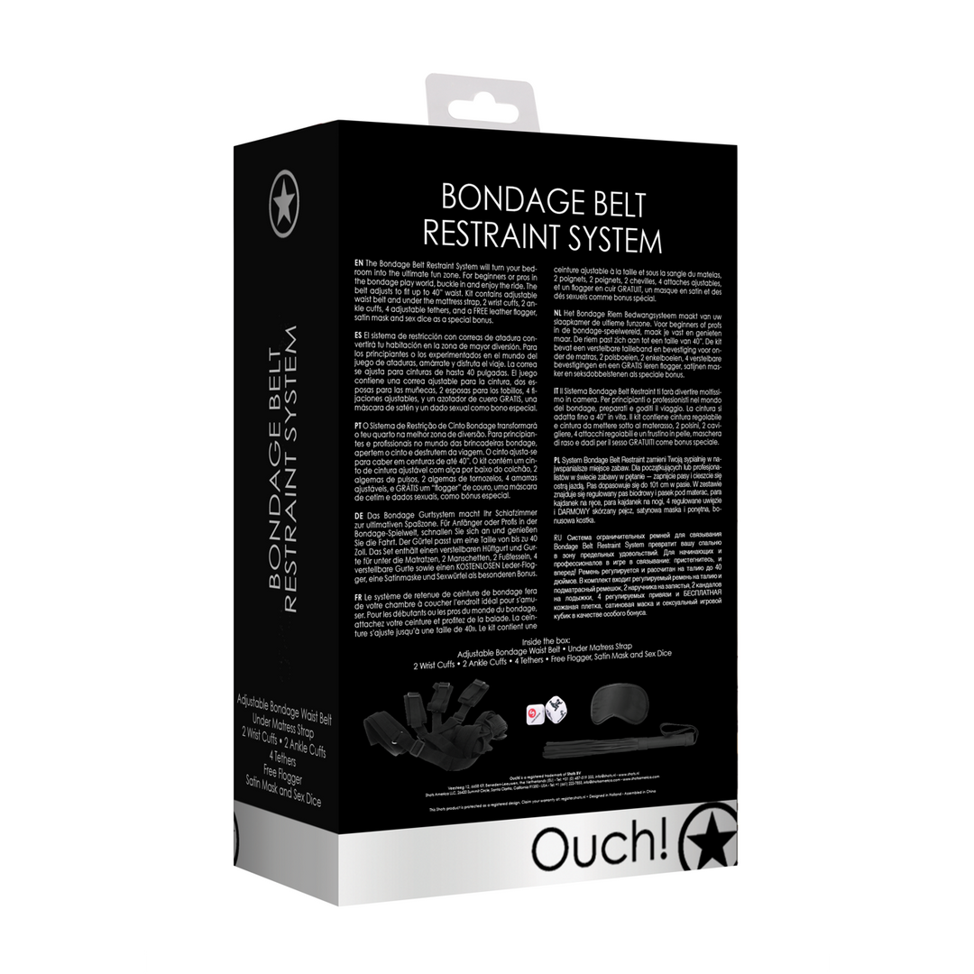 Système de retenue ceinture bondage