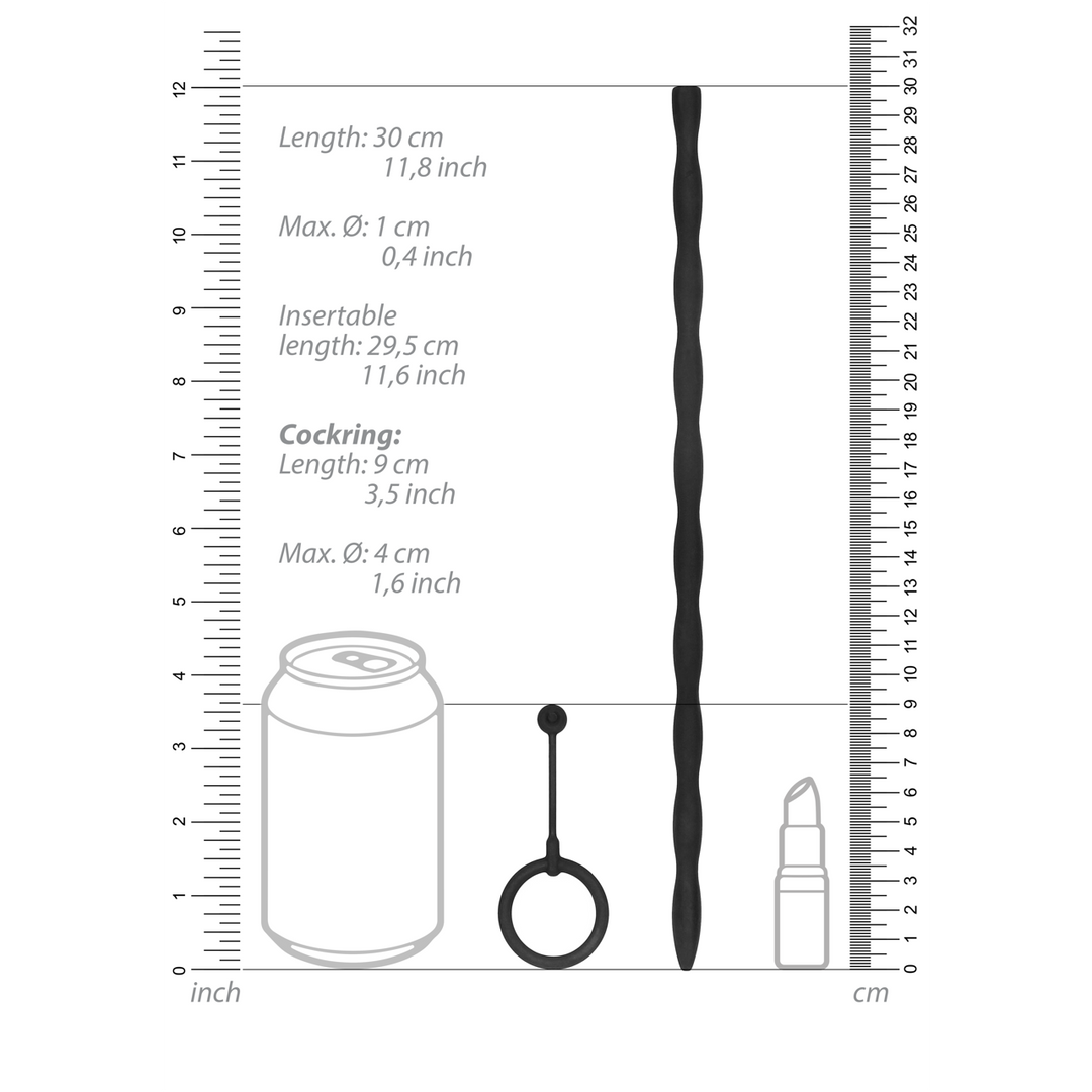 Silicone Plug Cockring Set