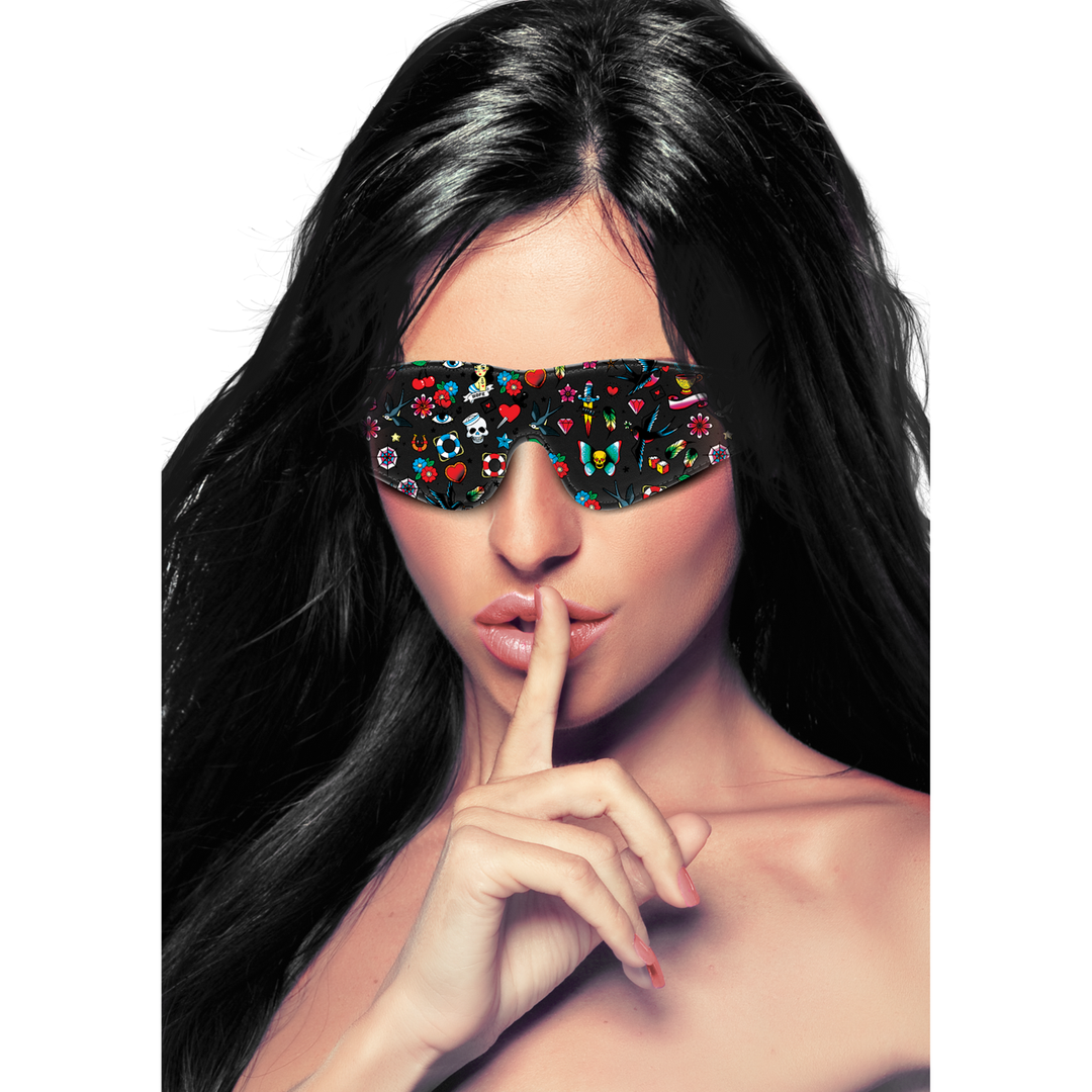 Masque pour les yeux imprimé
