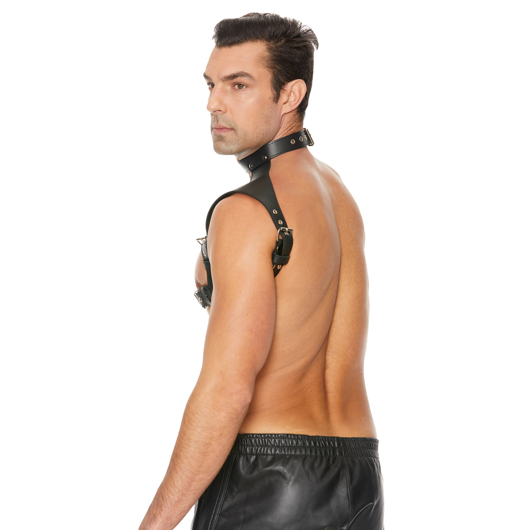 Harnais homme avec collier - Taille unique