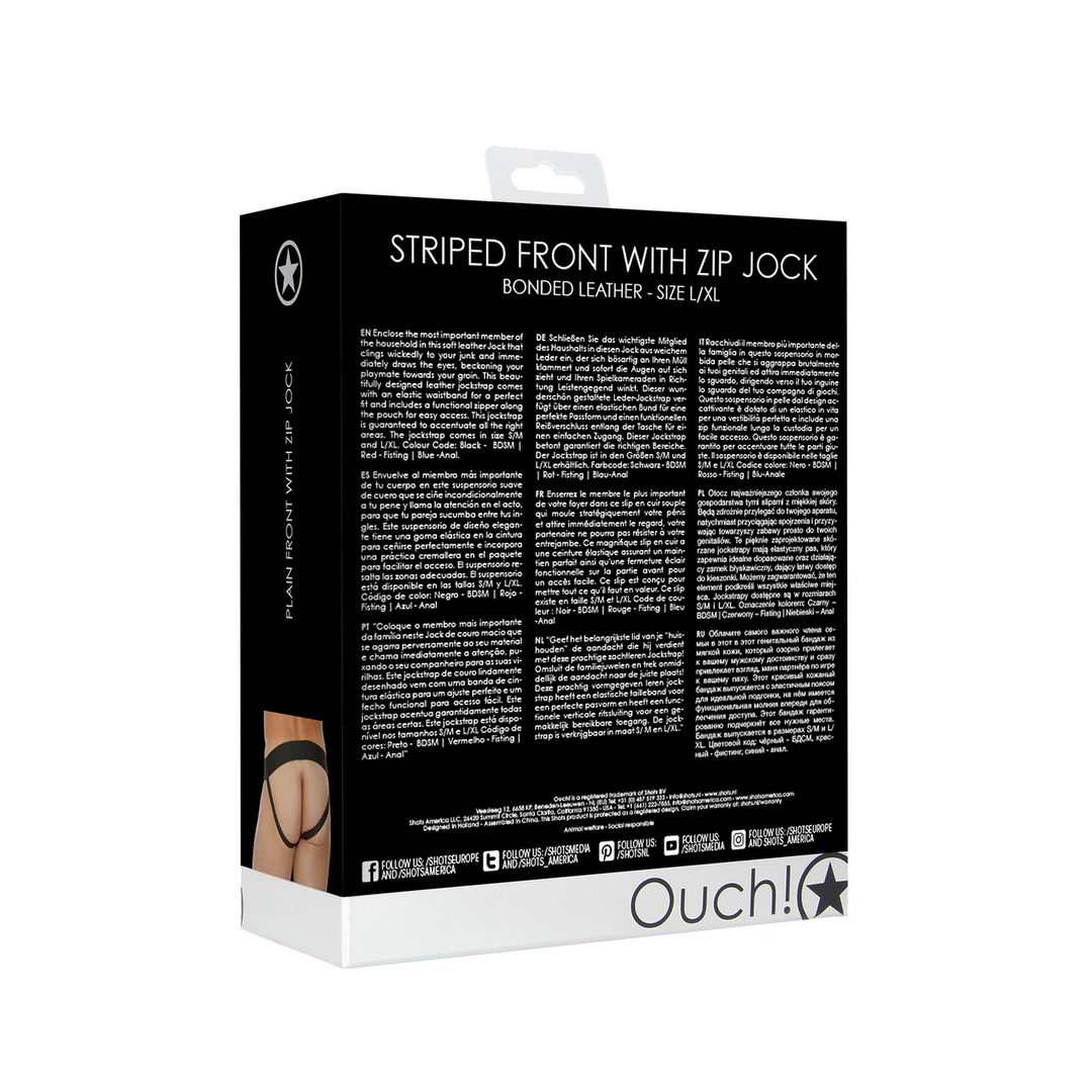 Jockstrap Simple Devant Zippé - L/XL
