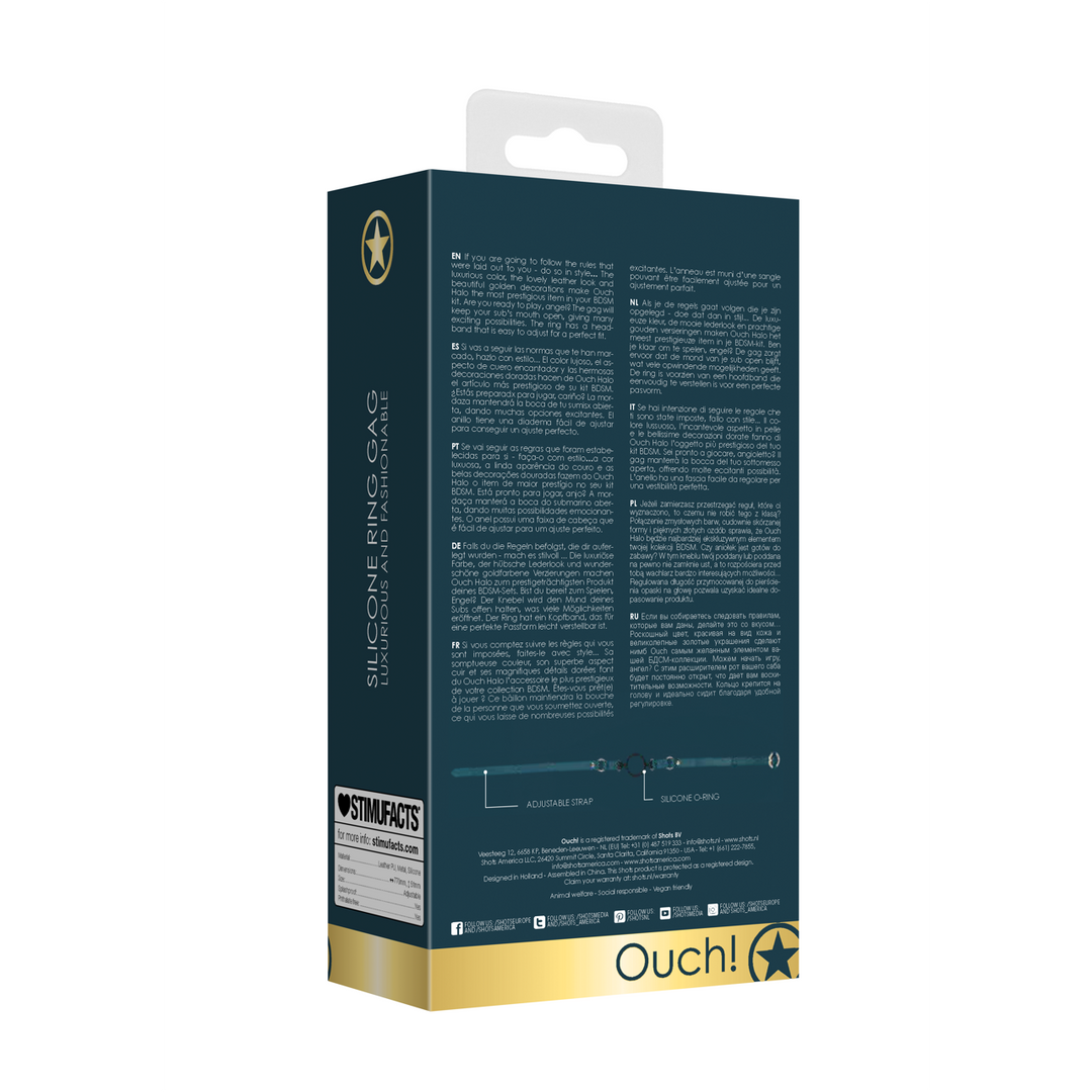 Bâillon anneau ouvert en silicone