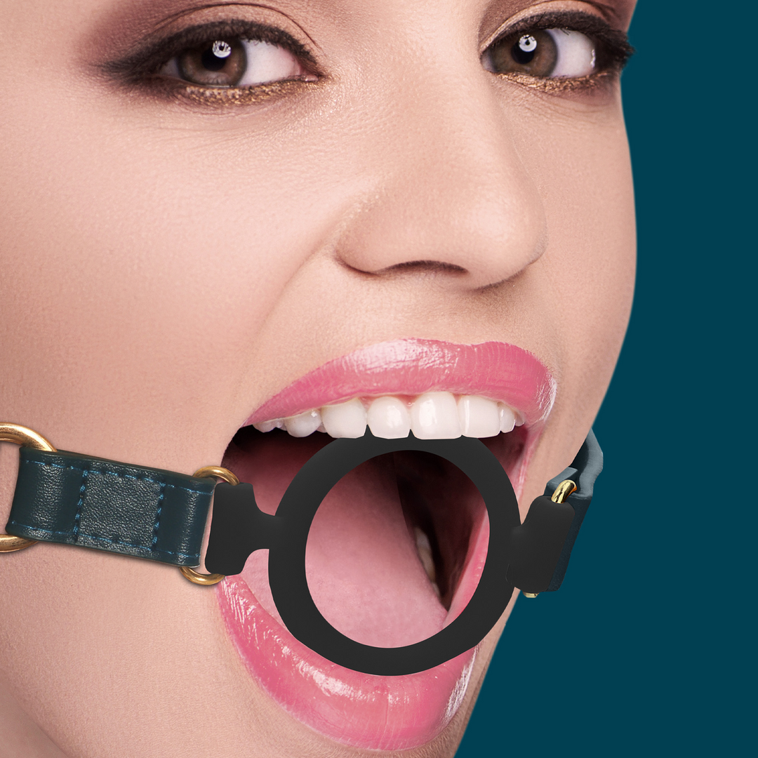 Bâillon anneau ouvert en silicone