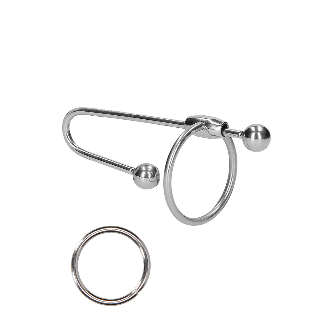 Sonde urétrale en acier inoxydable avec bille – 0,4 / 10 mm