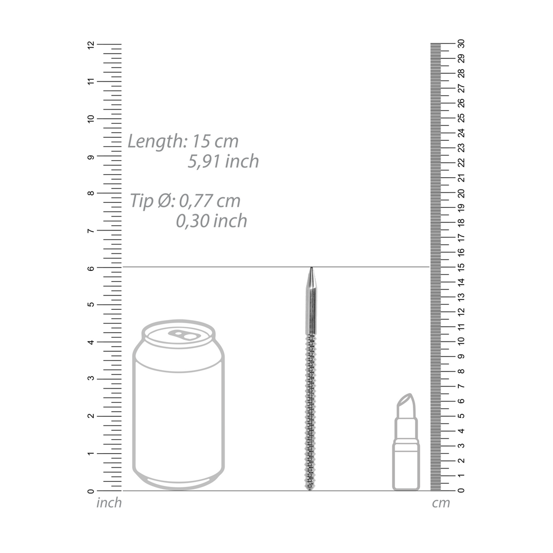 Dilatateur nervuré en acier inoxydable - 0,3 / 8 mm