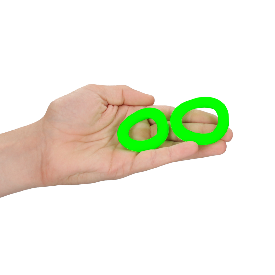 Glow in the Dark Cockring Set - 2 Pieces