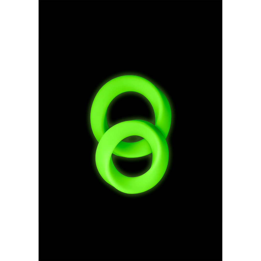 Glow in the Dark Cockring Set - 2 Pieces