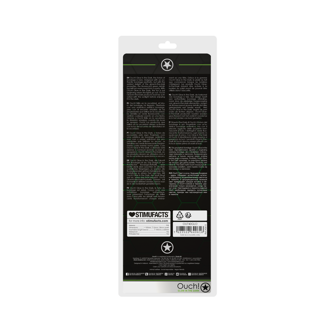 Gaine Pénienne Lisse et Extensible - Luminescente dans le Noir