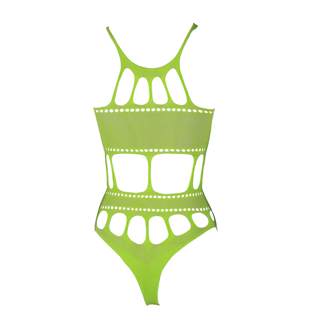 Body à encolure grecque - Taille unique - Vert fluo
