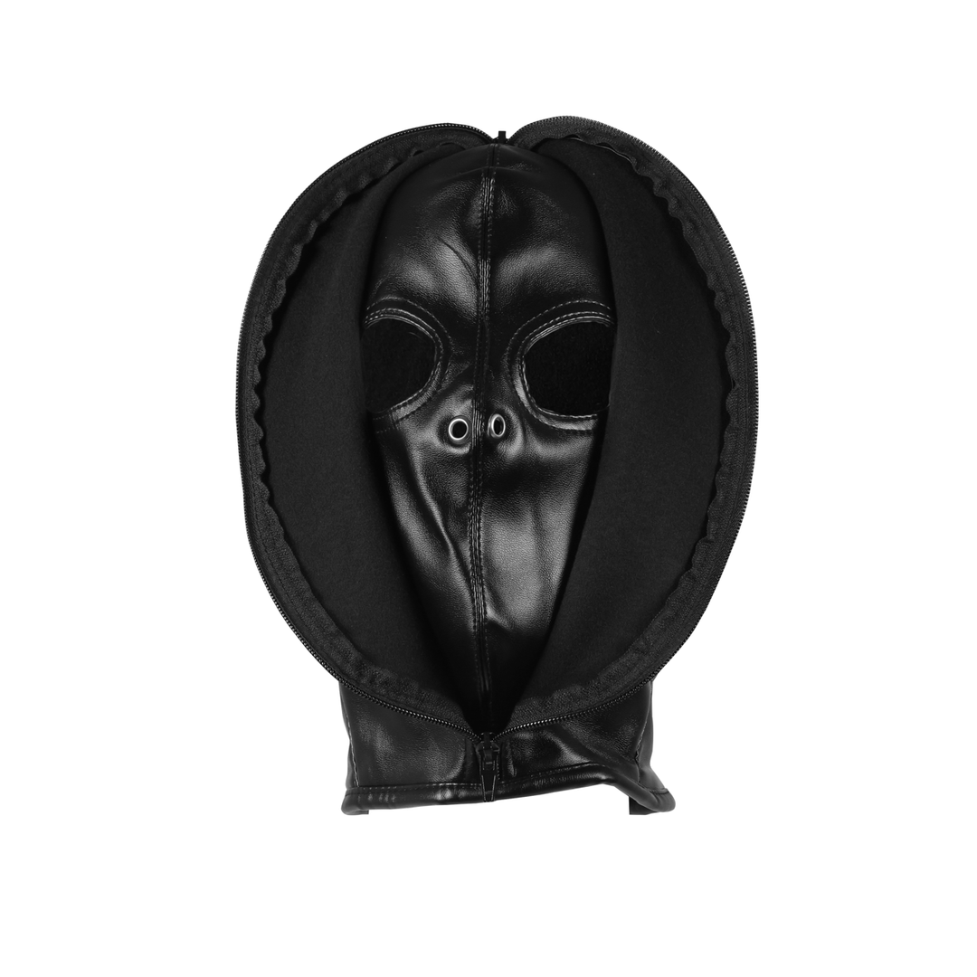 Masque Bondage Zippé - Noir
