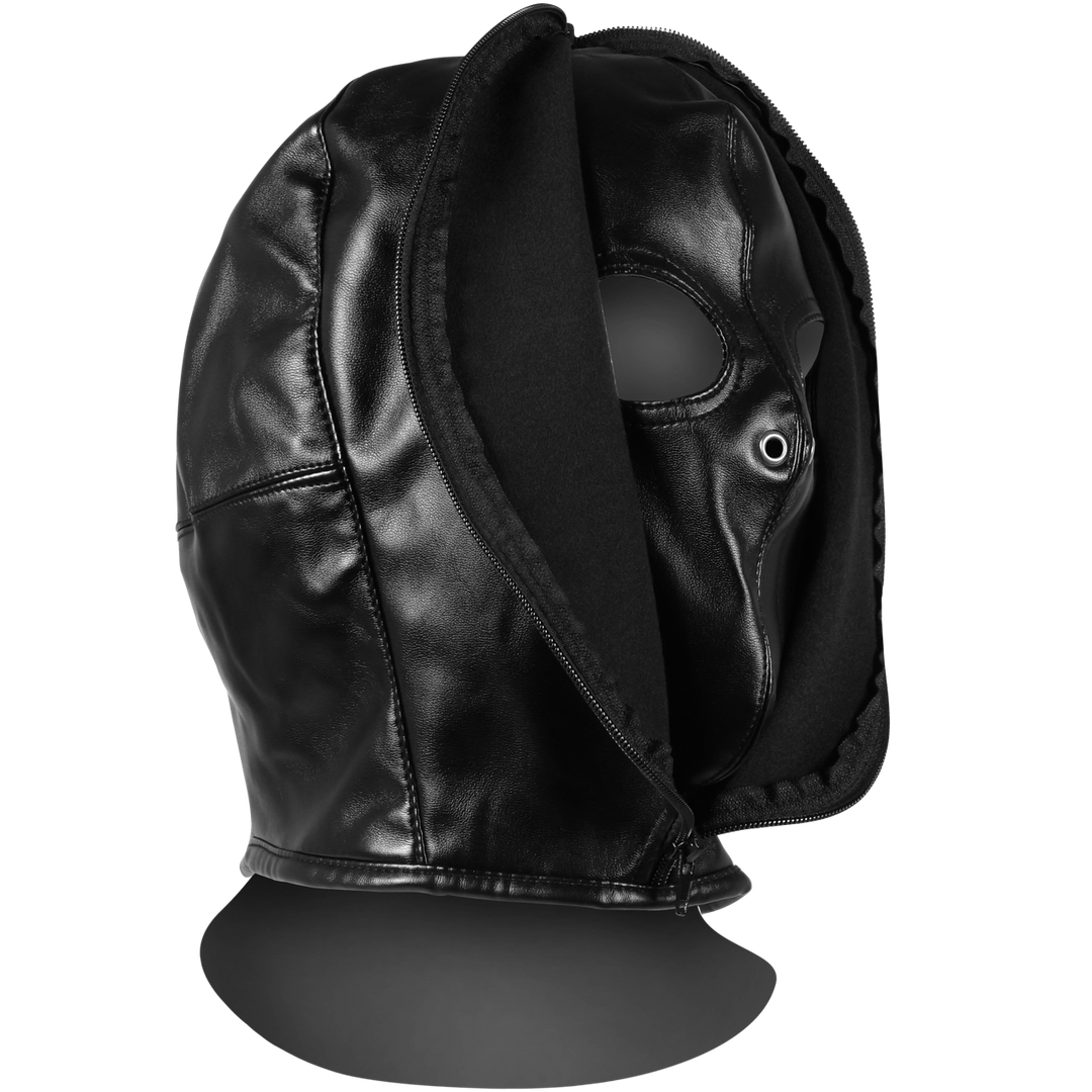 Masque Bondage Zippé - Noir