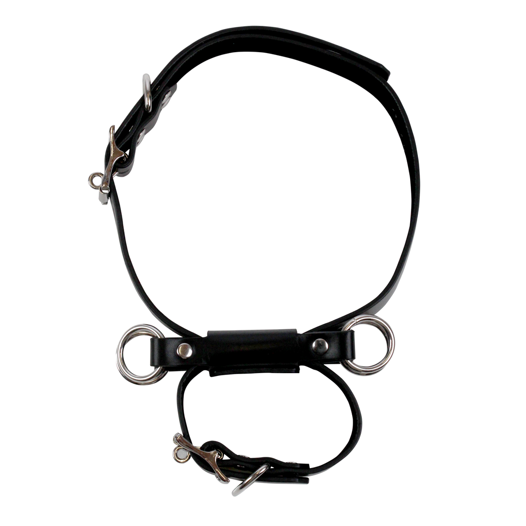 Ensemble de manchettes de cuisse à genoux - Noir