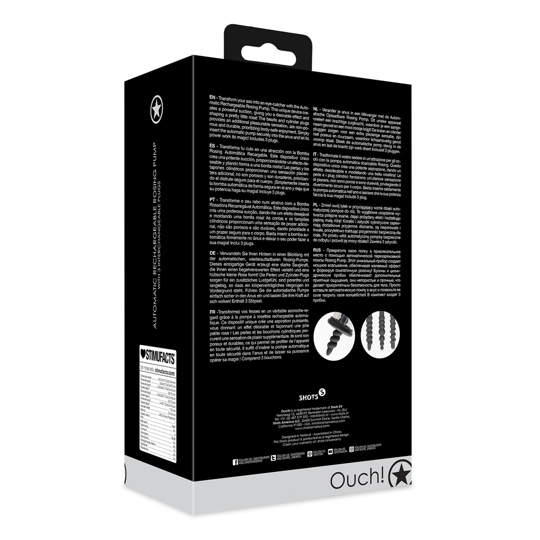 Pompe d'arrosage automatique rechargeable - Noire