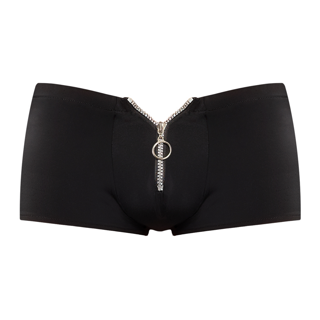 Shorts avec fermeture éclair - S/M - Noir